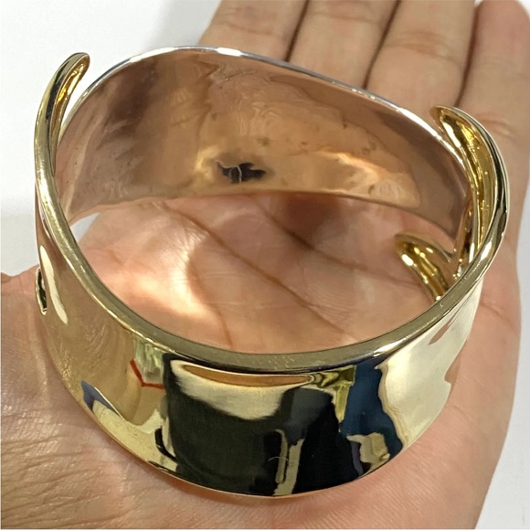 QVC RLM Studio Sterling/Brass Neo Oroboros Polished Bangle - Picture 4 of 5